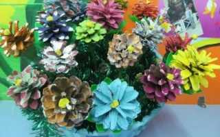 Декор из шишек: порядок выполнения и идеи для вдохновения