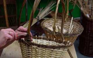 Техника плетения из ивы своими руками для начинающих