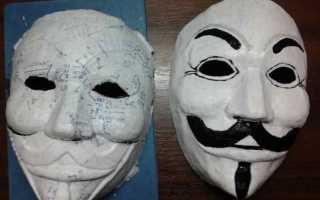 Карнавальная маска из папье-маше своими руками: подробный мастер-класс