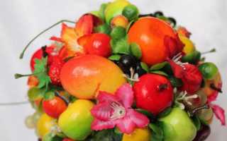 Топиарий из фруктов: своими руками мастер класс из искусственных фруктов, фото мастер класса из ягод и цветов, как сделать из овощей, видео