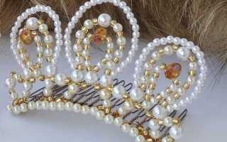 Шикарная диадема из бисера своими руками для настоящей королевы