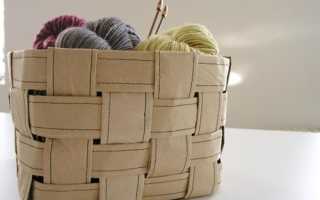 Идеи для хранения — интерьерные корзины: 5 мастер-классов
