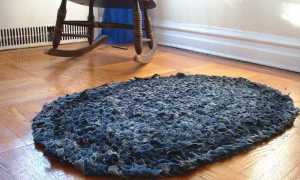 Сумка и коврики из джинсовых швов своими руками