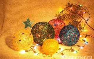 Декор новогодних шаров своими руками — подборка идей