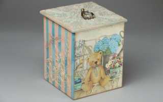 Декупаж коробок — пошаговая инструкция и рекомендации по выбору идеи для украшения различных типов коробок (100 фото)