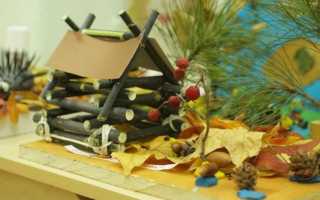 Поделки из природного материала для начальной школы: идеи, особенности работы, мастер-классы