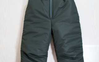 Зимний комбинезон для мальчика на молнии и тёплом флисе