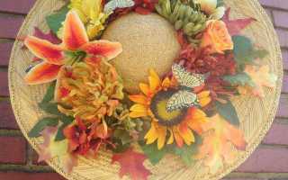 Осенняя шляпа-поделка – аксессуар для праздника в детском саду