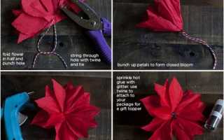 Цветы из салфеток своими руками – пошаговая инструкция как изготовить своими руками бумажные цветы (100 фото)