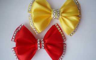 Мастер-классы по изготовлению в технике канзаши бантиков для девочек
