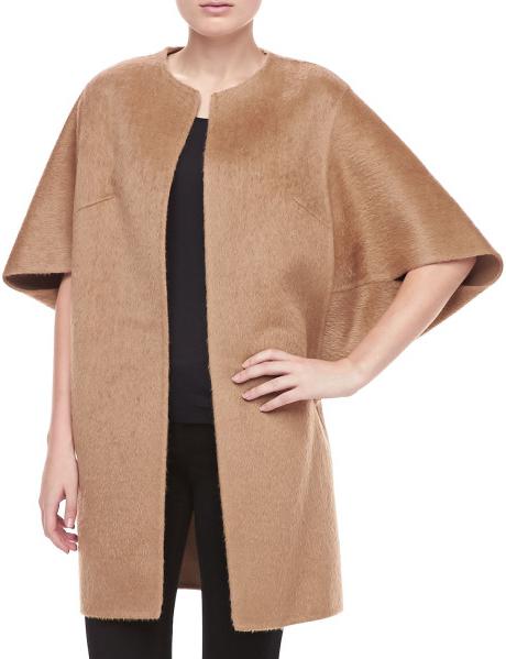 пальто из альпака фото