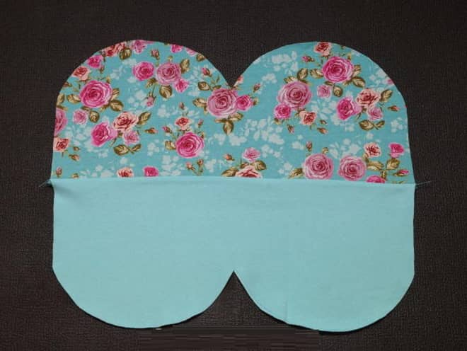 Пошагово о том как сшить шарф снуд из ткани