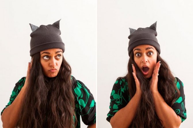 Ушки из фетра