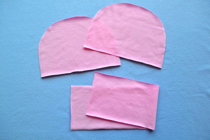 Выкройка трикотажной шапки для мальчика