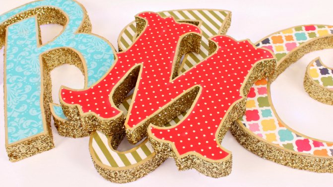 Буквы из пенопласта своими руками: мастер-класс с фото и видео