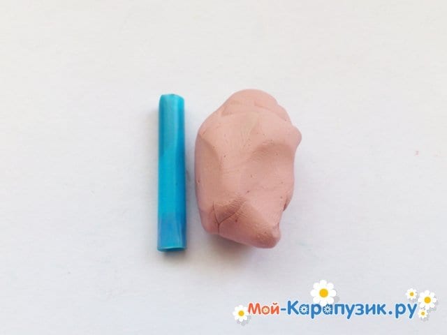 Лепка ангела из пластилина - фото 1