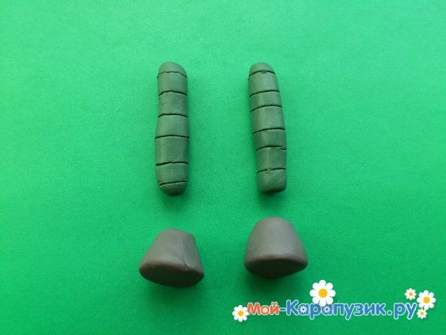 Лепка робота из пластилина - фото 6