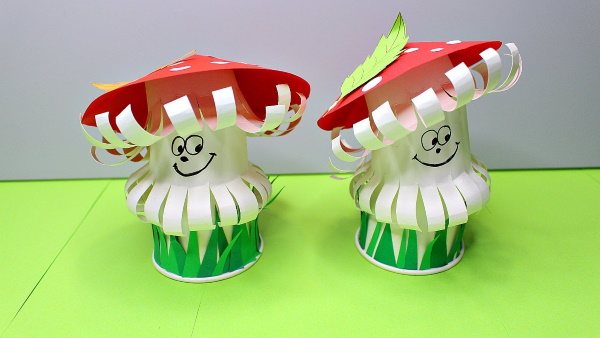 Поделки из одноразовых стаканчиков для детей с инструктажем, мастер-класс. Фото