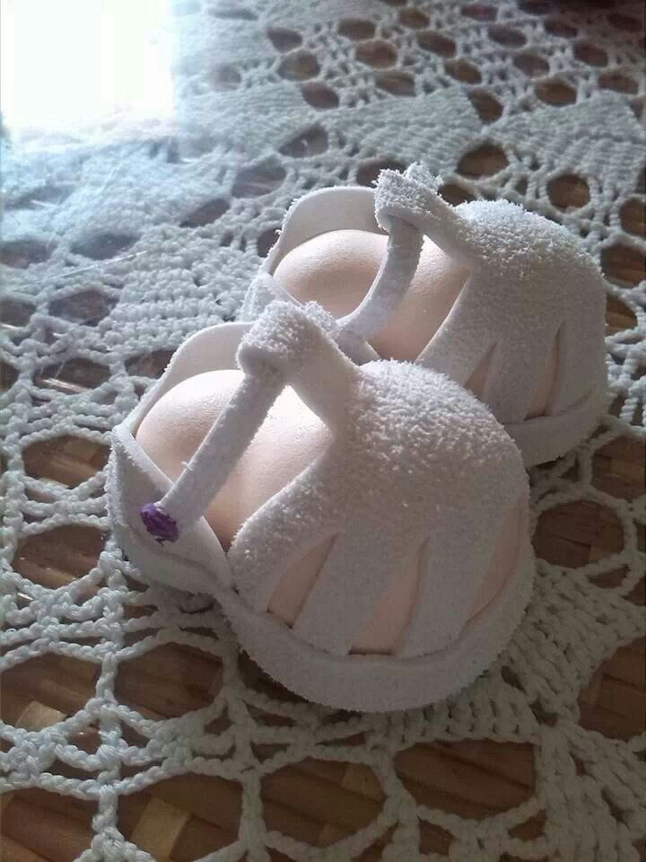 Сандалии для кукла из фоамирана