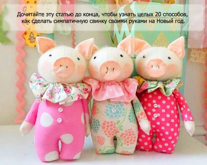 свинья символ 2021 года своими руками