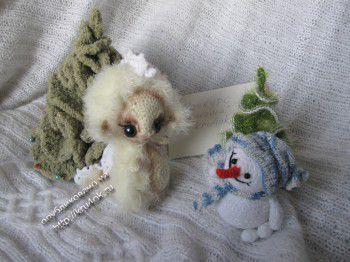 Дракоша Сплюшка и снеговик Снежик