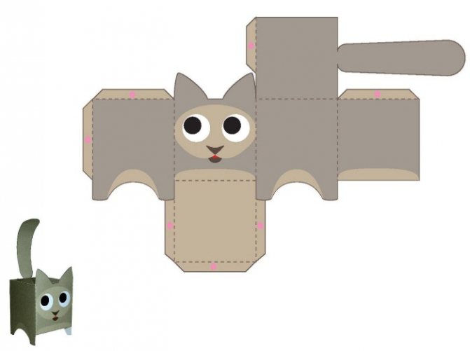 Игрушки из бумаги своими руками. Схемы, шаблоны для детей