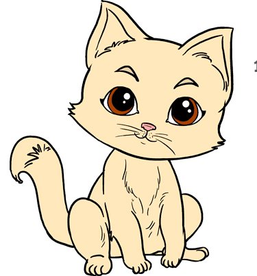 Как нарисовать кошку