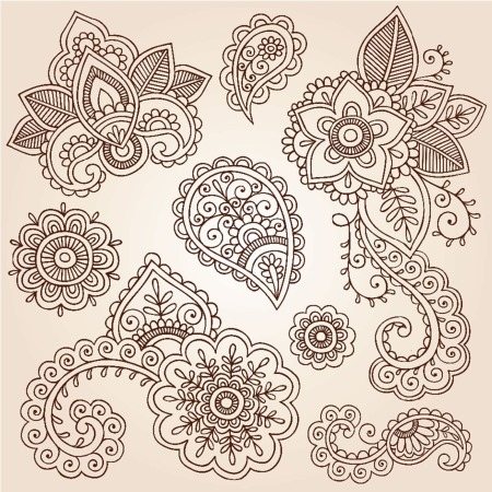 Точечная роспись контурами. Схемы, трафареты для начинающих, геометрические фигуры