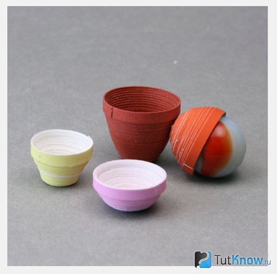 Вариант игрушечной посуды для кукол