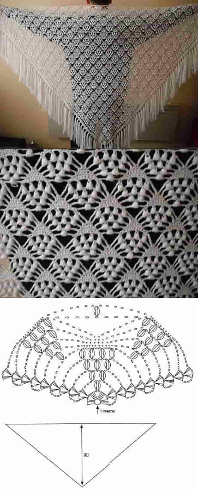 «Виноградная» шаль