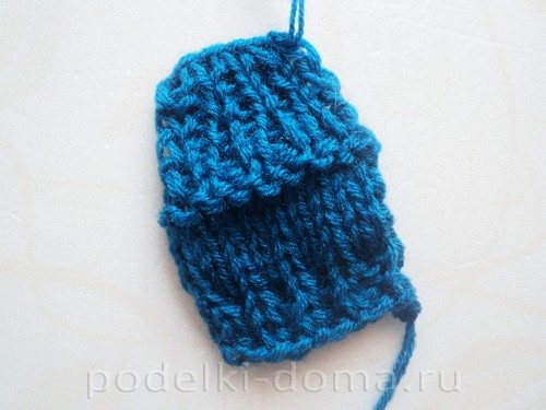 вязаная аппликация собачка 10