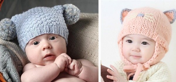 Вязаные детские шапки спицами для новорожденных. Схемы и описание, инструкции вязания