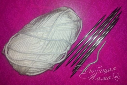 Вяжем спицами варежки с косами по схеме с описанием и видео