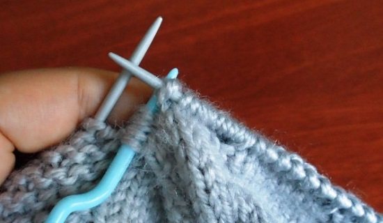 Вяжите прямо семь рядов